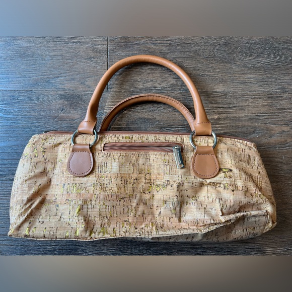 Like new Primeware Wine Clutch Bag Cork pattern  (Thermal Insulated) Trendy - Picture 5 of 13